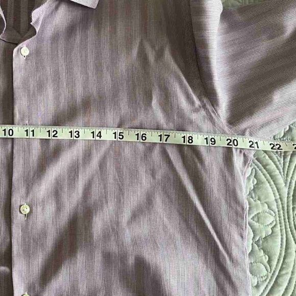 Hugo Boss Men's Regular Fit Pastel Purple Cotton Dress Shirt 41 16 - Picture 11 of 11